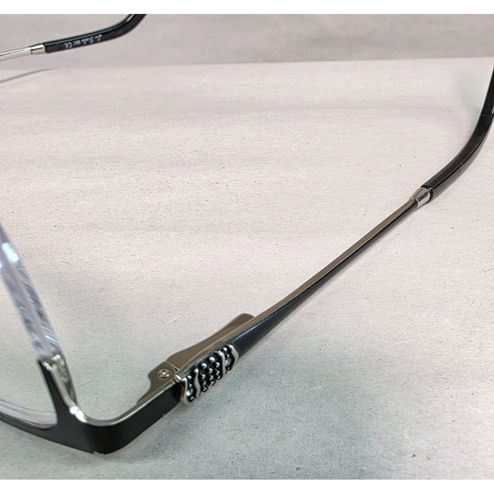 La Scala 861 52-17-135 Black/Silver Half Rim Eyeglasses Frame G20